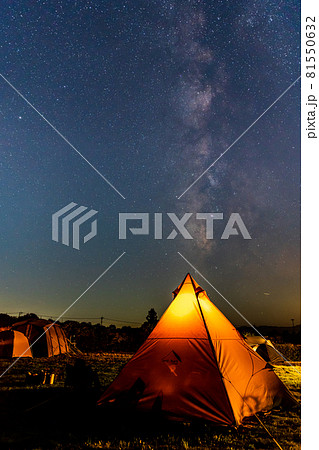 「山梨県」綺麗な星空のしたでキャンプ 81550632
