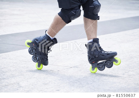 skater legs with inline skates skater legs with inline skates 81550637
