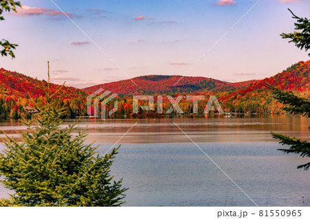Lac Superieur, Mont-tremblant, Quebec, Canada Lac Superieur, Mont-tremblant, Quebec, Canada 81550965