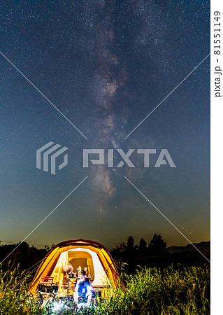「山梨県」綺麗な星空のしたでキャンプ 81551149