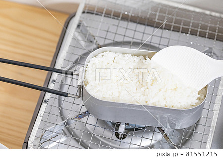メスティンでお米を炊いたところ メスティンでお米を炊いたところ 81551215