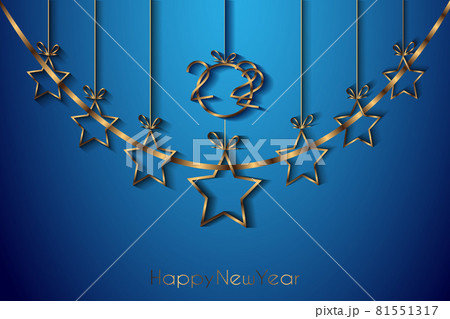 2022 Happy New Year background for your seasonal invitations, festive posters, greetings cards. 81551317