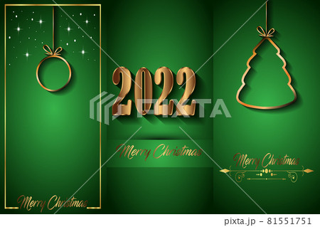 2022 Merry Christmas background for your seasonal invitations, festival posters, greetings cards. 2022 Merry Christmas background for your seasonal invitations, festival posters, greetings cards. 81551751