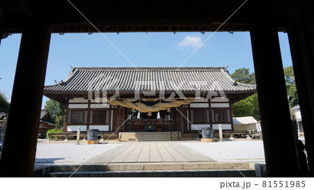 岡山県倉敷市美観地区　阿智神社 81551985