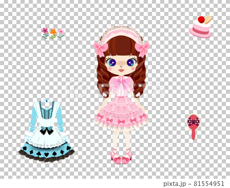 ガールイラスト - ロリータ 81554951