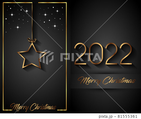 2022 Merry Christmas background for your seasonal invitations, festival posters, greetings cards. 2022 Merry Christmas background for your seasonal invitations, festival posters, greetings cards. 81555361