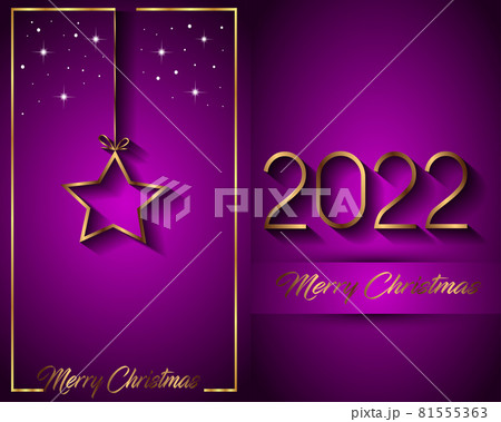 2022 Merry Christmas background for your seasonal invitations, festival posters, greetings cards. 2022 Merry Christmas background for your seasonal invitations, festival posters, greetings cards. 81555363