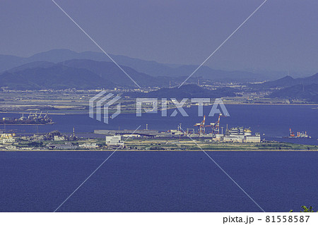 福山港国際コンテナターミナル＋笠岡干拓地　広島県福山市 81558587