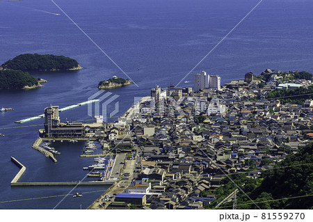 鞆の浦　鞆の浦の眺望　広島県福山市 81559270