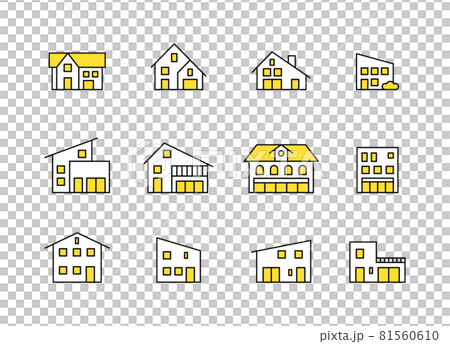 建物アイコンセット 建物アイコンセット 81560610
