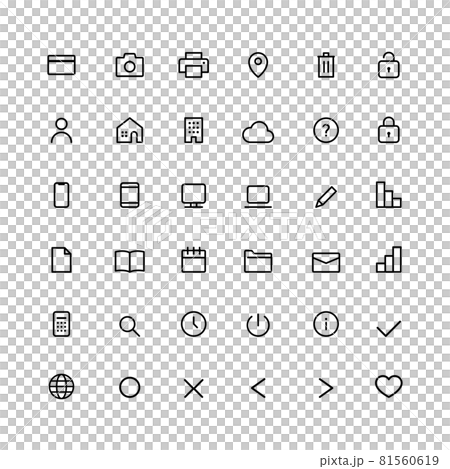 微型圖標集 81560619