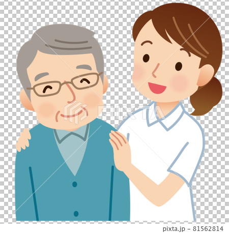 親近老人的看護員 親近老人的看護員 81562814