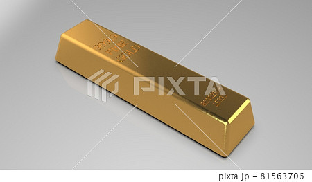 金塊　延べ棒 81563706