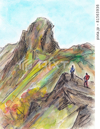 八海山八ツ峰を望む【紅葉】10月登山 81563936