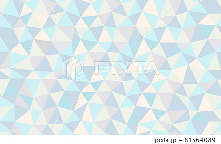 青色系の三角形のポリゴン背景スウォッチパターン素材セット 青色系の三角形のポリゴン背景スウォッチパターン素材セット 81564089
