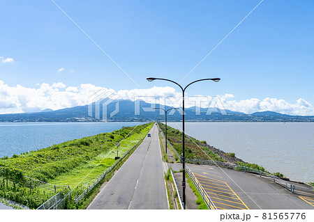 諫早湾干拓堤防道路(雲仙多良シーライン) 長崎県諫早市 諫早湾干拓堤防道路(雲仙多良シーライン) 長崎県諫早市 81565776