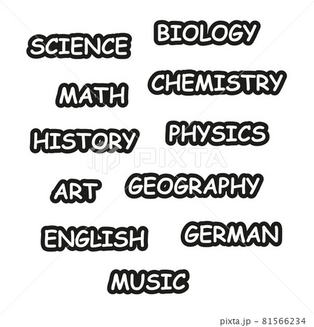 School Subject Labels4 School Subject Labels4 81566234