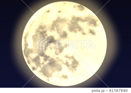 満月 背景のイラスト素材
