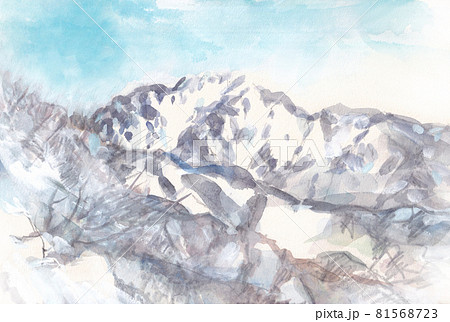 八海山【冬の晴天】冠雪 81568723