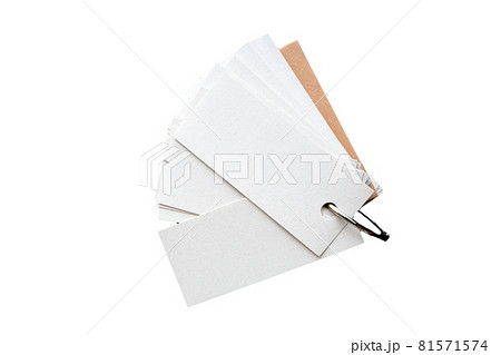 Blank ring memo on white background Blank ring memo on white background 81571574