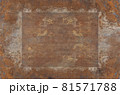 Rustic rusty metal. Black wall texture grunge abstract background. Dark wall red. 81571788