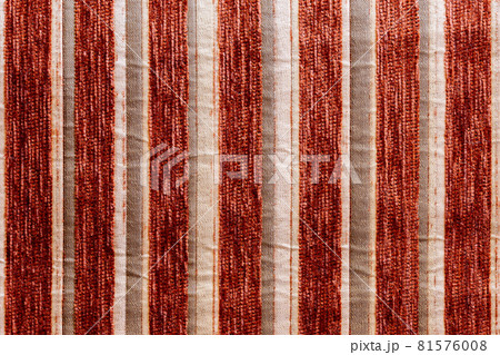 red striped synthetic woven upholstery fabric close-up texture red striped synthetic woven upholstery fabric close-up texture 81576008