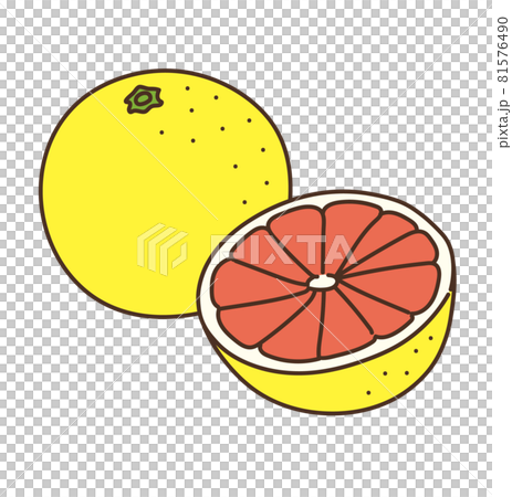 グレープフルーツ 農産物 果物 フルーツ イラストのイラスト素材 グレープフルーツ 農産物 果物 フルーツ イラストのイラスト素材