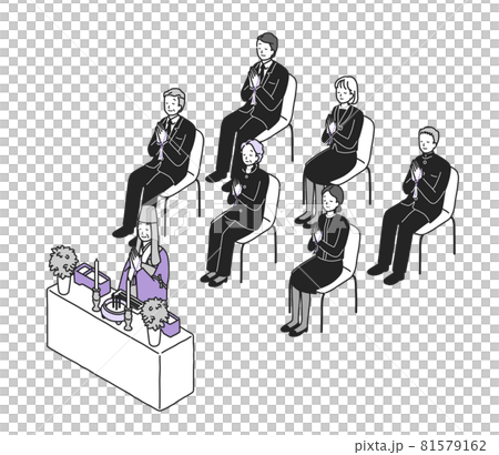 葬儀イメージ（読経） 81579162