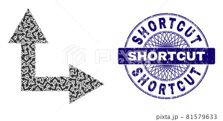 Bifurcation Arrow Right Up Recursive Mosaic of Bifurcation Arrow Right Up Icons and Scratched Shortcut Round Guilloche Stamp Bifurcation Arrow Right Up Recursive Mosaic of Bifurcation Arrow Right Up Icons and Scratched Shortcut Round Guilloche Stamp 81579633