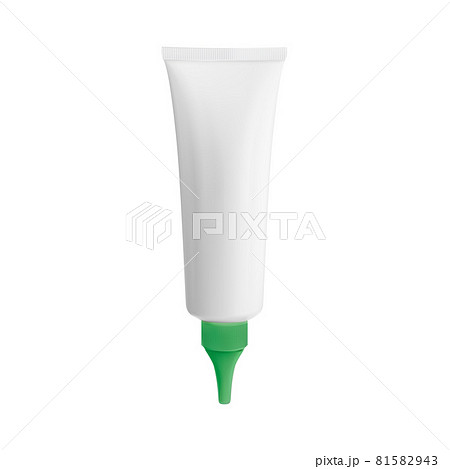 Cosmetic cream tube. Vector ointment container blank Cosmetic cream tube. Vector ointment container blank 81582943