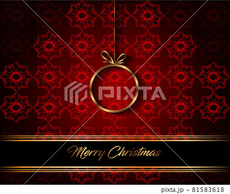 2022 Merry Christmas background for your seasonal invitations, festival posters, greetings cards. 81583618