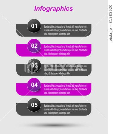 Infographics banners for web layout. Infographics banners for web layout. 81585920