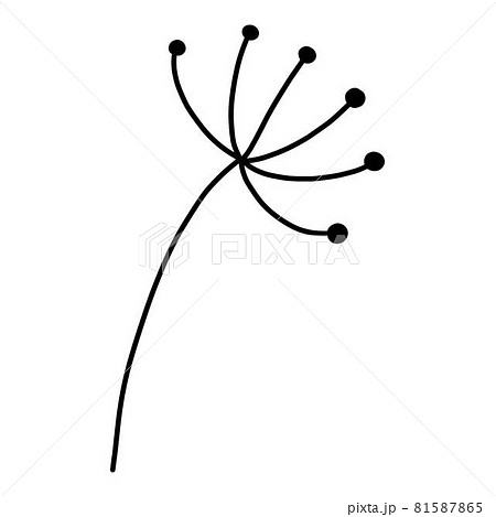 Berry plant icon outline hand drawn vector. Fruit tree food 81587865
