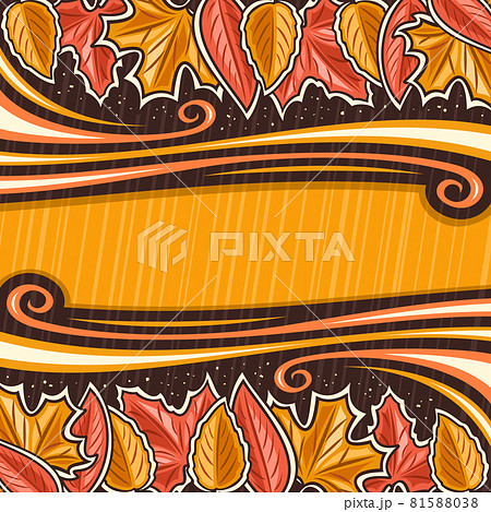 Vector poster for Autumn 81588038