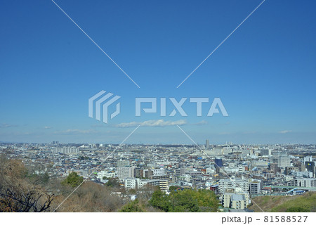 向ヶ丘遊園の丘の上から観る西東京方面 81588527