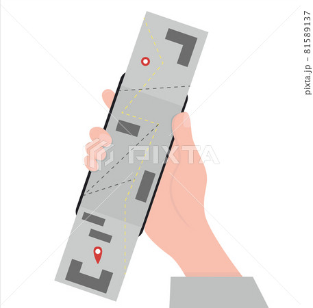 Mobile app concepts for navigation or maps. Mobile app concepts for navigation or maps. 81589137