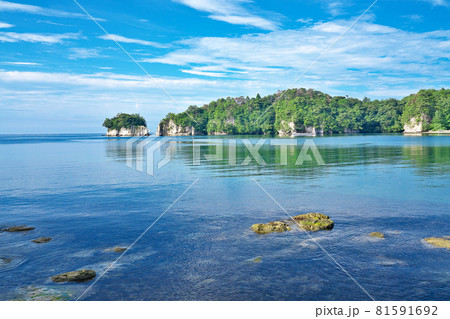 【奥能登の風景 (田の浦湾)】 撮影場所:石川県鳳珠郡能登町羽根 【奥能登の風景 (田の浦湾)】 撮影場所:石川県鳳珠郡能登町羽根 81591692