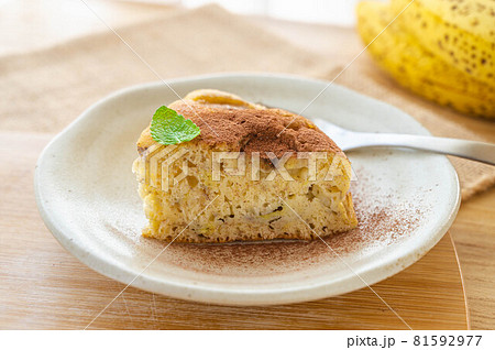 ホットケーキミックスで作ったバナナケーキ 81592977