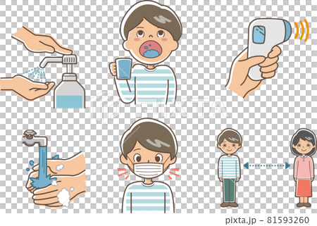 コロナ対策　セット 81593260