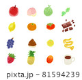絵葉書みたいな水彩フルーツ＆フレーバー 81594239