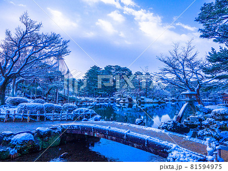 兼六園の雪景色 兼六園の雪景色 81594975