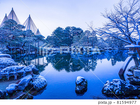兼六園の雪景色 兼六園の雪景色 81594977