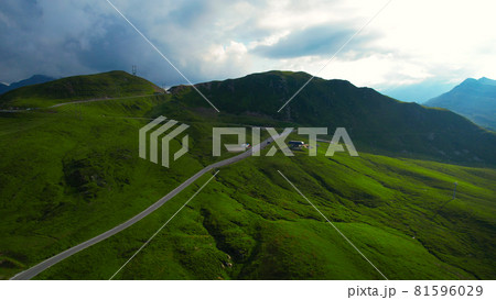 Timmelsjoch high alpine road in Austria called Passo Rombo 81596029