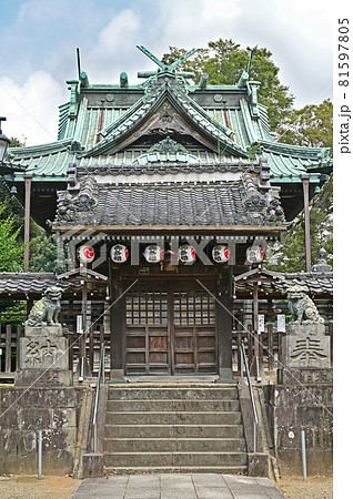 野田市散歩：愛宕神社　社殿 81597805