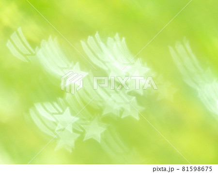 シューティングスター模様のリフレクション グリーン系 シューティングスター模様のリフレクション グリーン系 81598675