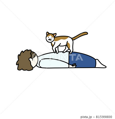 猫に踏まれる 81599800