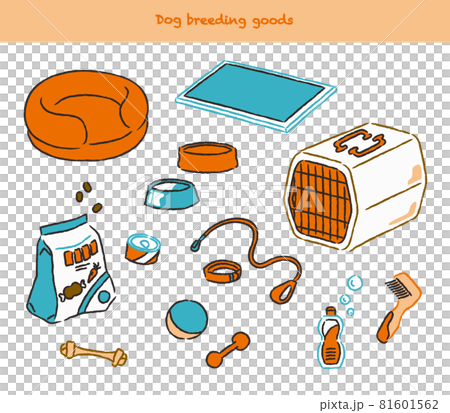 Various goods for keeping a dog 81601562