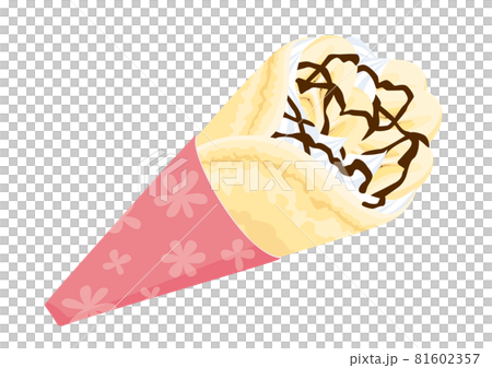 チョコバナナクレープ 81602357