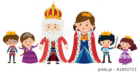 Royal family cartoon character Royal family cartoon character 81603753