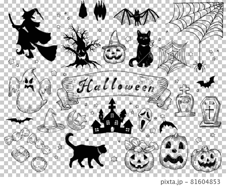 Hand-painted Halloween antique style 81604853